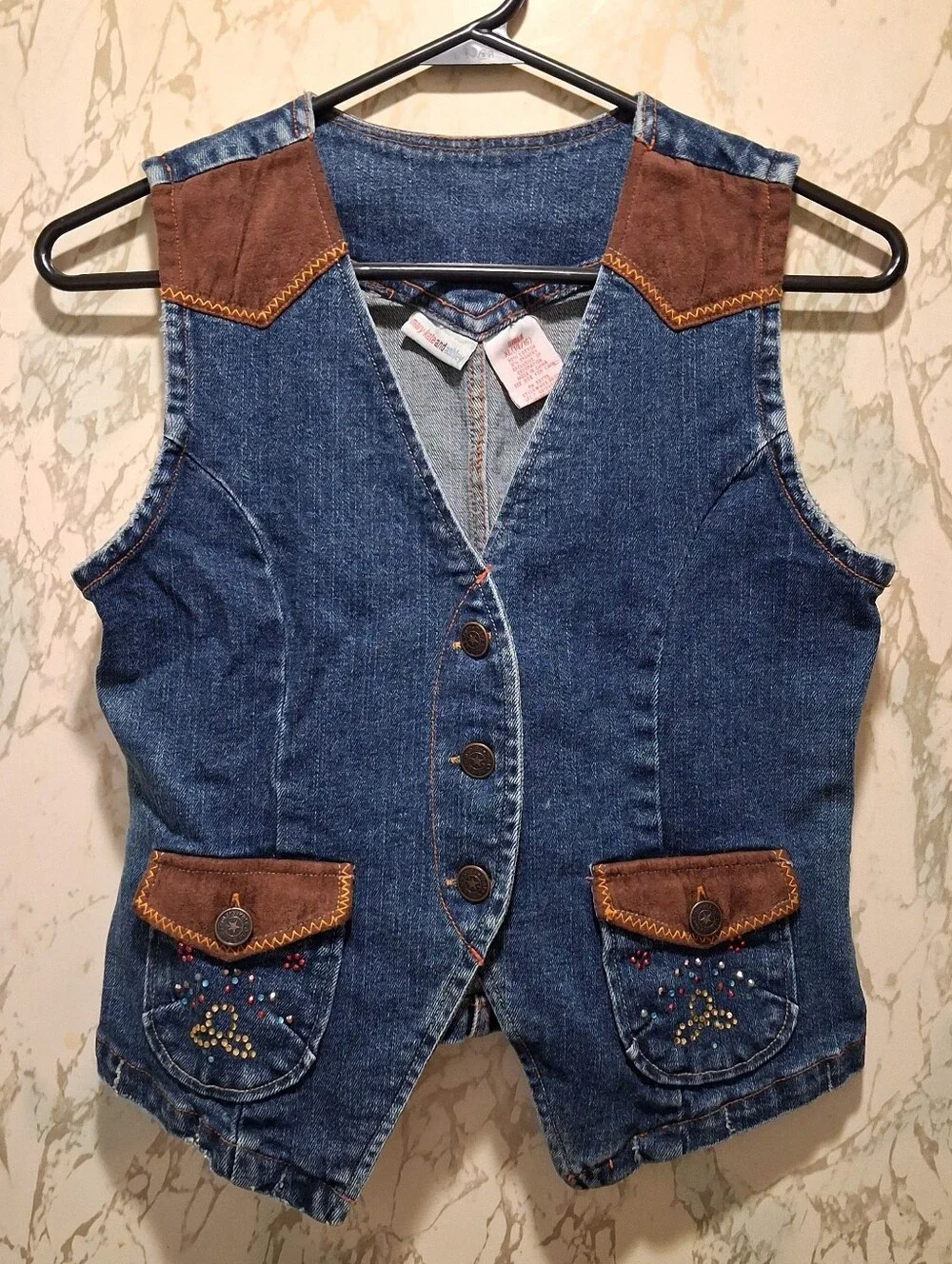 Vintage Girls Mary Kate & Ashley Sequined Vest
